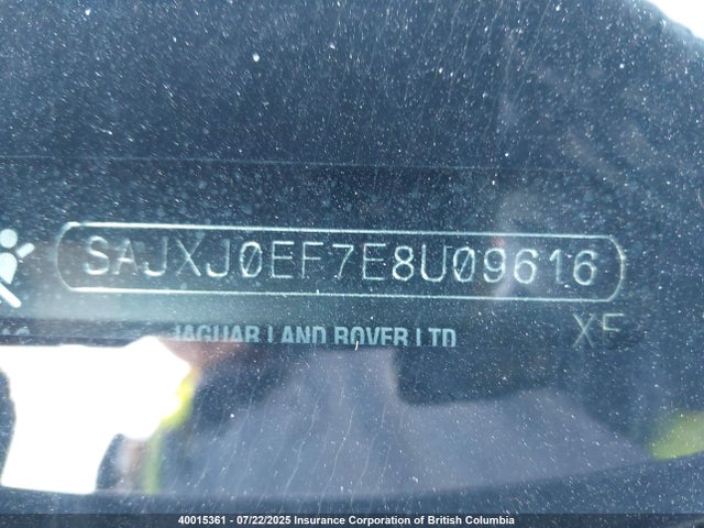 SAJXJ0EF7E8U09616 Jaguar s/c ulev