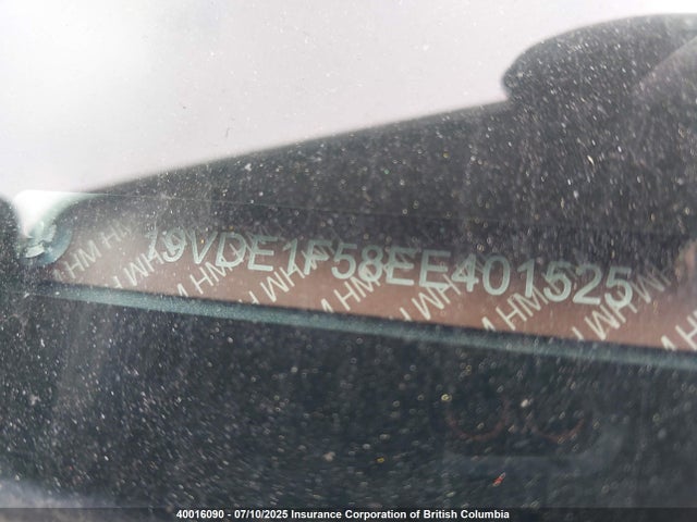 19VDE1F58EE401525 Acura r20a5