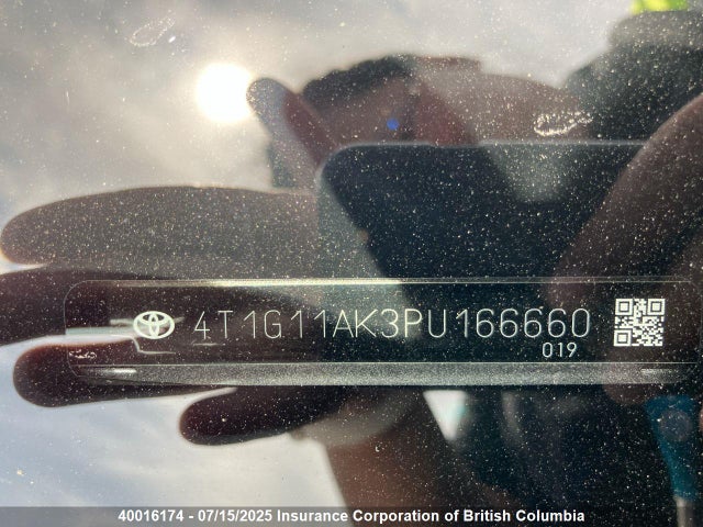 4T1G11AK3PU166660 Toyota a25a-fks