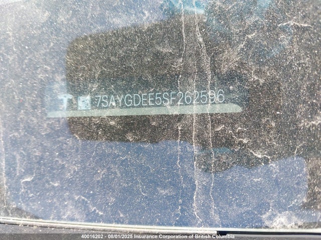 7SAYGDEE5SF262596 Tesla 2025