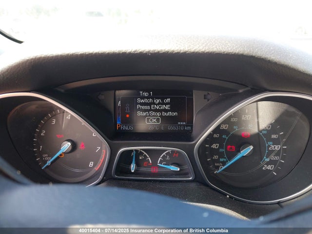 2013 Ford Focus Titanium მანქანა იყიდება აუქციონზე, vin: 1FADP3N27DL316207, აუქციონის ნომერი: 40015404