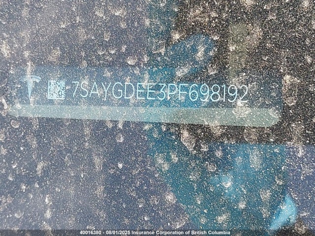 7SAYGDEE3PF698192 Tesla 2023
