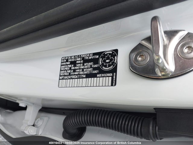 WP1AA2AY9RDA11794 Porsche 2024