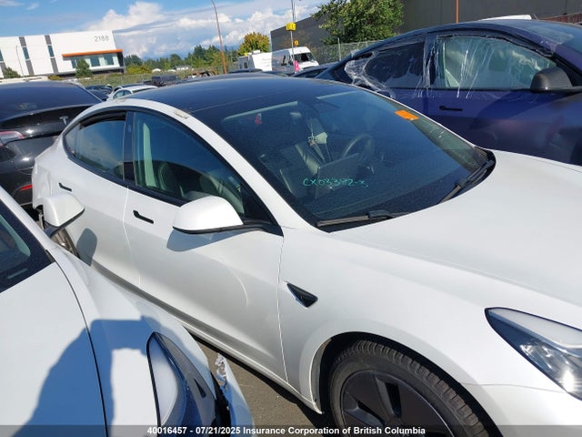 40016457 :رقم المزاد ، 5YJ3E1EA5MF847867 vin ، 2021 Tesla Model 3 مزاد بيع