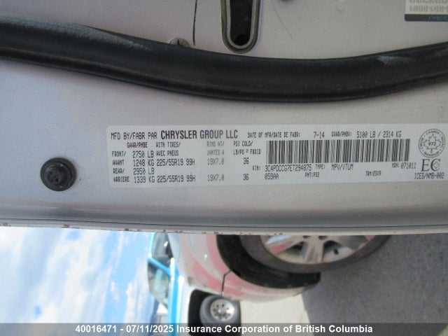 3C4PDCCG7ET294875 Dodge 2014