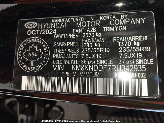 Hyundai 2024 2024 KM8KNDDF7RU342935 Image 9