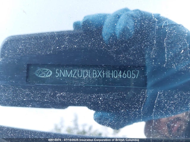 5NMZUDLBXHH046057 Hyundai gdi theta ii