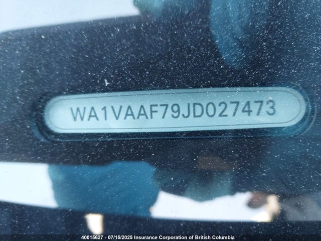 WA1VAAF79JD027473 Audi 2018