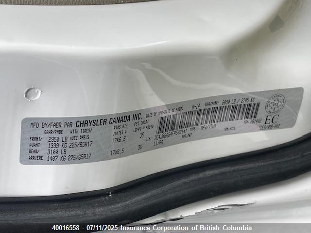 RAM Cargo Van 2015 2C4JRGAG4FR503141 Image 10