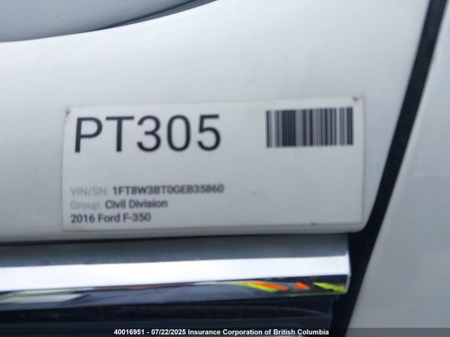 Ford 2016 2016 1FT8W3BT0GEB35860 Image 9