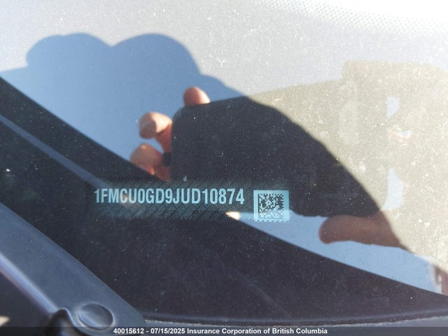 1FMCU0GD9JUD10874 Ford 1.5l gtdi sigma w/premium fuel