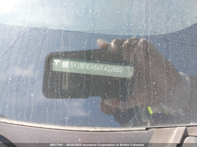 5YJ3E1EA6KF422882 Tesla MODEL 3