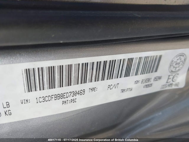 1C3CDFBB8ED730469 Dodge 2014