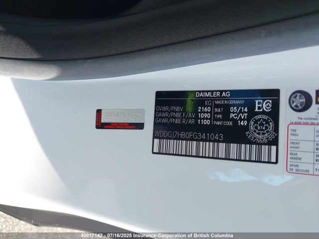 Mercedes-Benz C-Class 2015 WDDGJ7HB0FG341043 Image 9