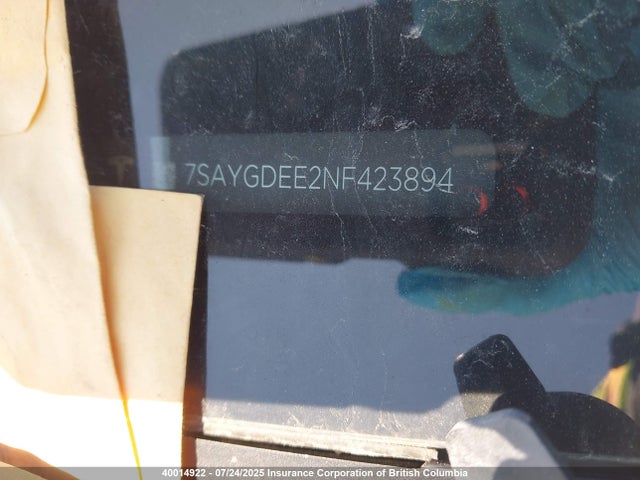 7SAYGDEE2NF423894 Tesla Model Y