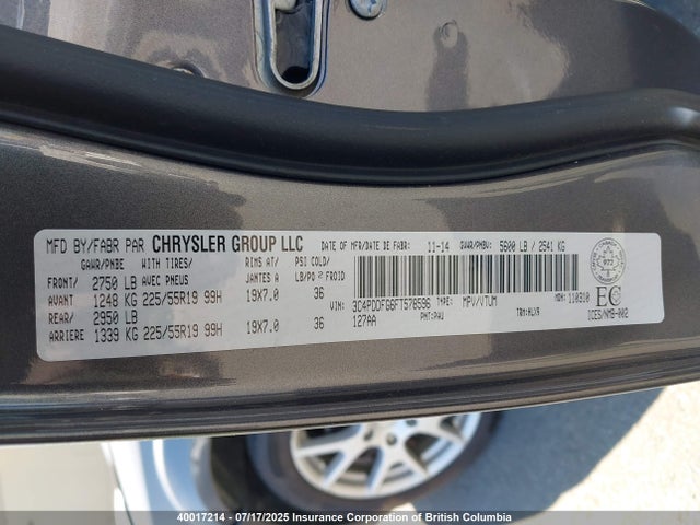 Dodge 2015 2015 3C4PDDFG6FT578596 Image 18