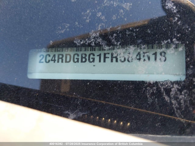 2C4RDGBG1FR584518 Dodge 2015