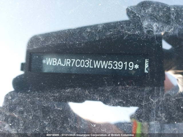 WBAJR7C03LWW53919 BMW 530I