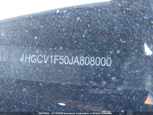 1HGCV1F50JA808000 Honda l15be