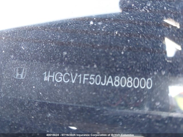 1HGCV1F50JA808000 Honda l15be