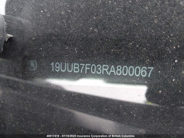 19UUB7F03RA800067 Acura j30ac