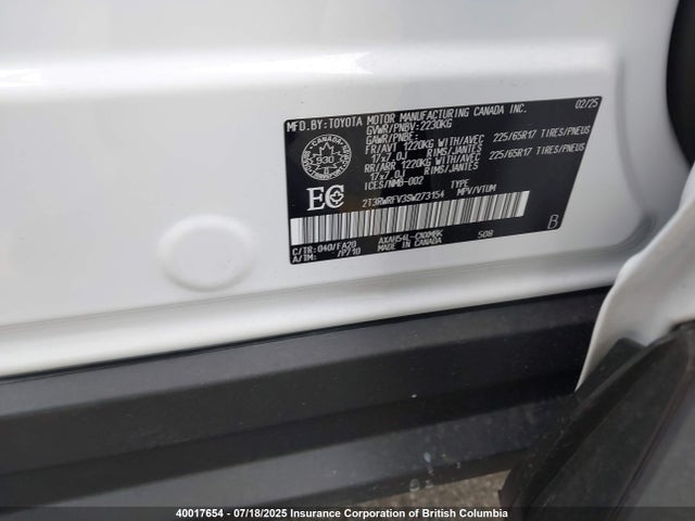 2T3RWRFV3SW273154 Toyota a25a-fxs