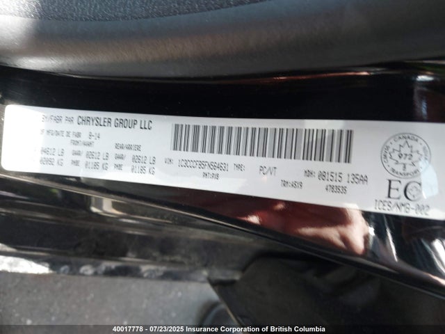 1C3CCCFB5FN564631 Chrysler 200
