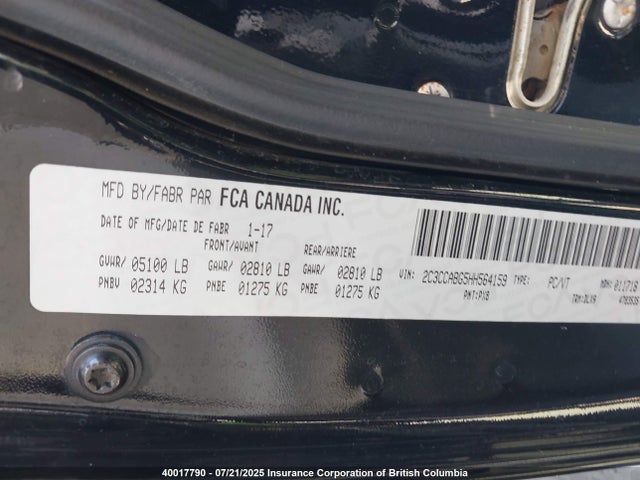 2C3CCABG5HH564159 Chrysler 2017