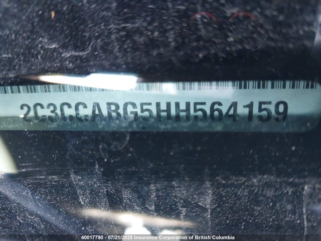 2C3CCABG5HH564159 Chrysler 2017