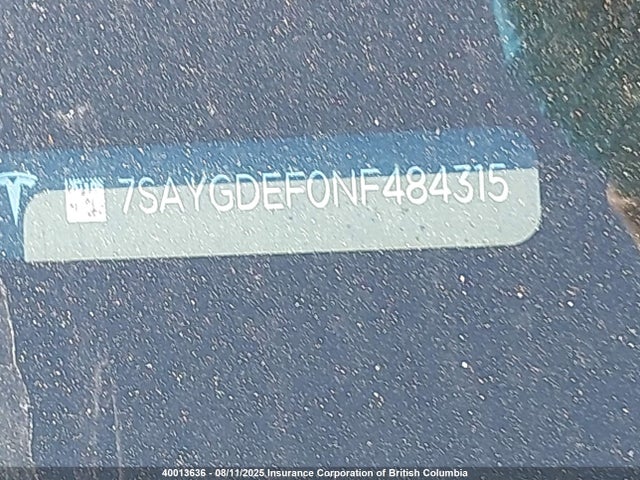 Tesla 2022 2022 7SAYGDEF0NF484315 Image 17