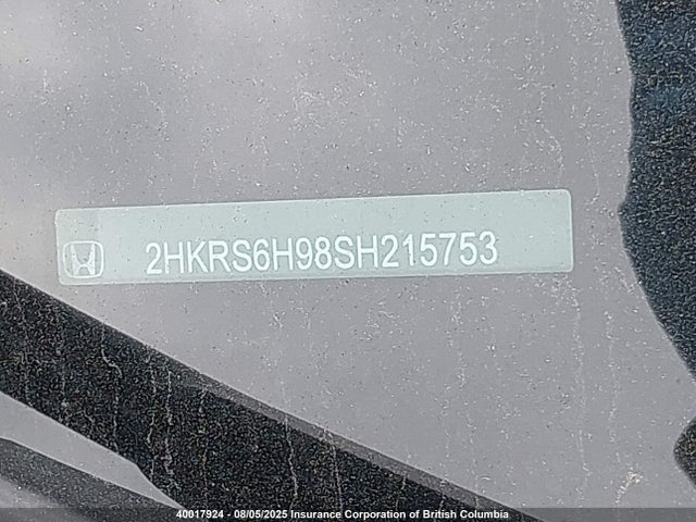 2HKRS6H98SH215753 Honda lfc3