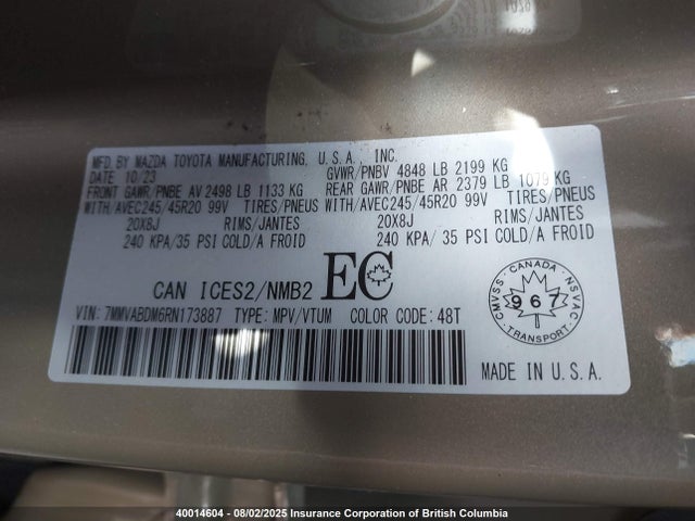 Mazda py 2024 7MMVABDM6RN173887 Image 9