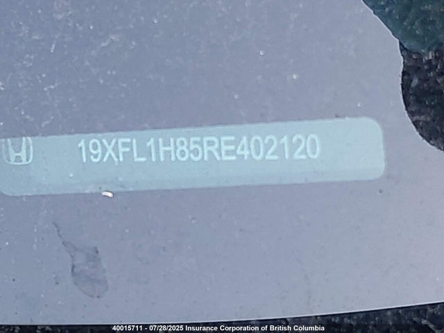 19XFL1H85RE402120 Honda l15b7