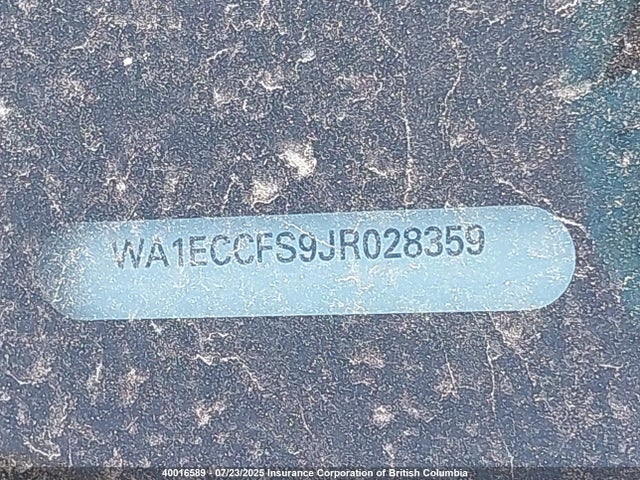 WA1ECCFS9JR028359 Audi 2018