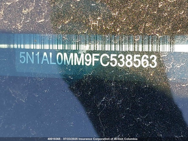 5N1AL0MM9FC538563 Infiniti 2015
