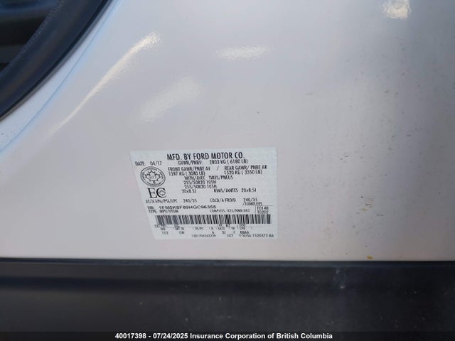 1FM5K8F89HGC96355 Ford 3.5l ti-vct