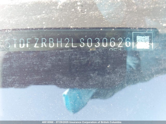 Toyota 2gr-fks 2020 5TDFZRBH2LS030626 Image 18