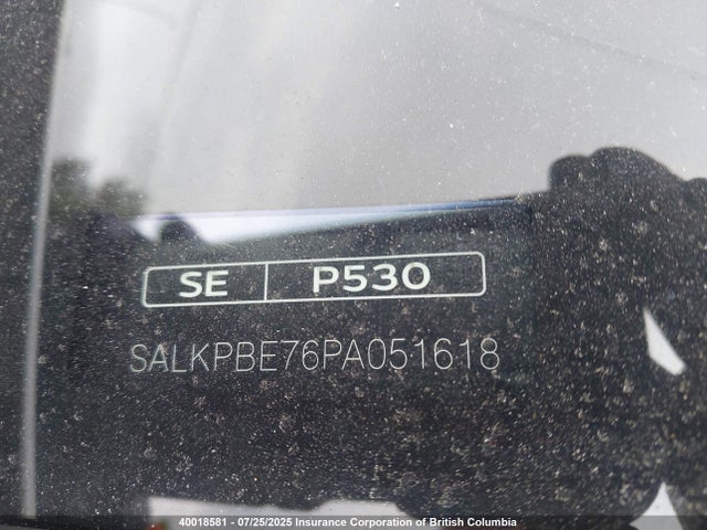 SALKPBE76PA051618 Land Rover nc10-p8h
