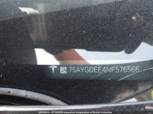 Tesla Model Y 2022 7SAYGDEE4NF576566 Image 9