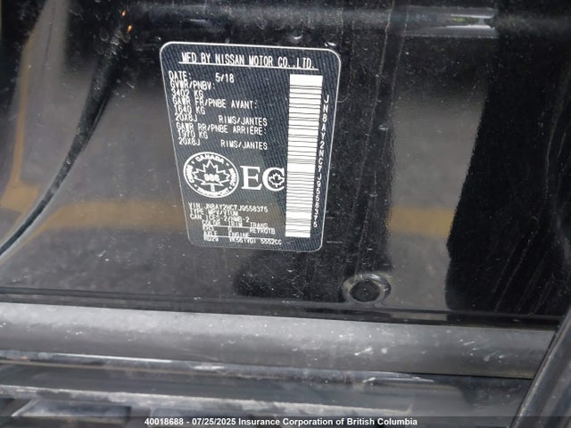 Nissan Armada 2018 JN8AY2NC7J9558375 Image 9