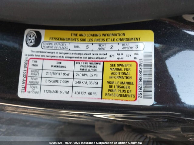 1FADP3F28EL226192 Ford 2014