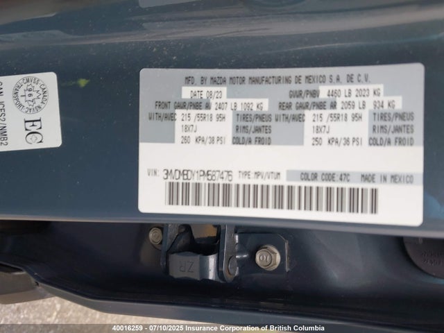 3MVDMBDY1PM587476 Mazda py