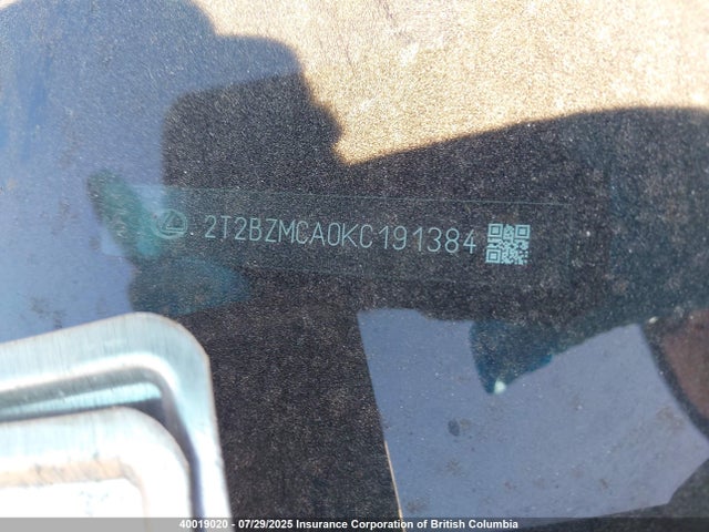 2T2BZMCA0KC191384 Lexus 2gr-fks