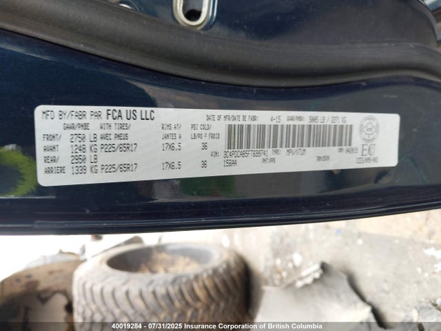3C4PDCAB5FT699741 Dodge 2015