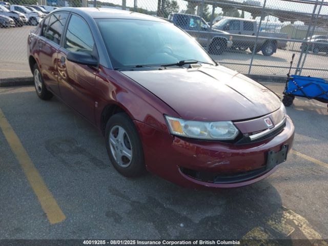Aukcja sprzedaży 2003 Saturn Ion, vin: 1G8AG52F53Z143244, numer aukcji: 40019285