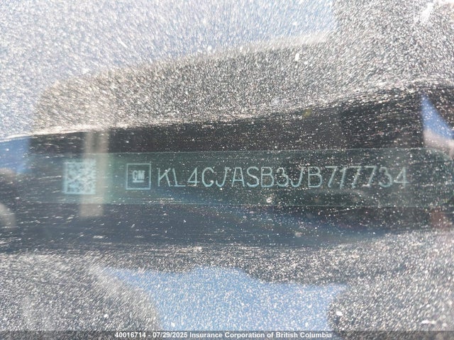 Buick luv: mfi, variable valve timing, alum, e85 max 2018 KL4CJASB3JB717734 Image 9