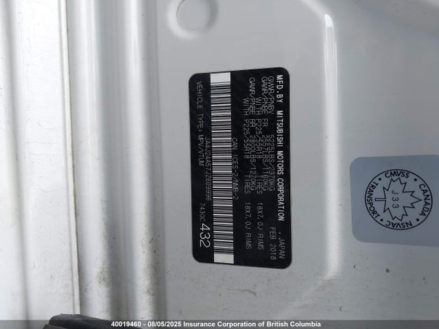 JA4J24A57JZ609996 Mitsubishi s61 - y61