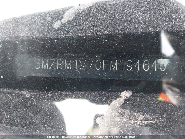 3MZBM1V70FM194640 Mazda pe