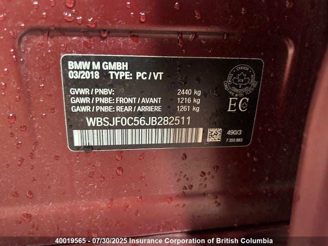 BMW M5 2018 WBSJF0C56JB282511 Image 9