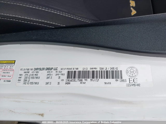 1C4BJWEG3EL175086 Jeep 2014